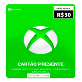 Cartão Microsoft Points Gift Xbox Br Brasil R 30 Reais