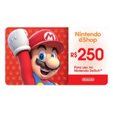 Cartão Nintendo Eshop Brasil R 250