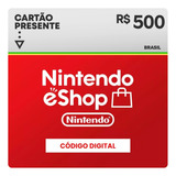 Cartão Nintendo Eshop Gift Card Switch