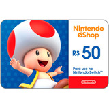 Cartão Nintendo Switch Eshop Brasil R