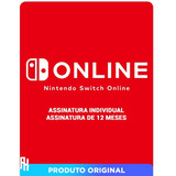 Cartão Nintendo Switch Online 12 Meses