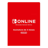 Cartão Nintendo Switch Online 3 Meses