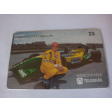 Cartão Orelhão Telefonico Christian Fittipaldi