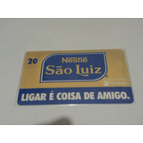 Cartão Orelhão Telefonico Nestlé São Luiz