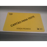 Cartão Para Teste Ice 100 Créditos Amarelo 02