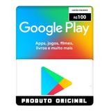 Cartão Play Store Google Gift Card