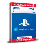 Cartão Playstation Card Psn R 10 Reais Br Brasil Brasileira