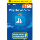 Cartao Playstation Psn Gift Card Br R 160 Reais
