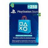 Cartao Playstation Psn Gift Card Br R 250 Reais