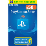 Cartao Playstation Psn Gift Card Br R  50 Reais