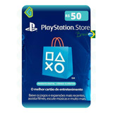 Cartao Playstation Psn Gift Card Br R 50 Reais