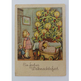Cartão Postal Antigo Alemanha Natal 1948 Circulado