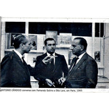 Cartão Postal Antigo Antonio Cândido Fernando Sabino Paris65