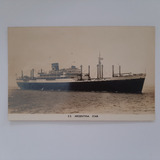 Cartão Postal Antigo Argentina Navio Star