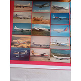 Cartão Postal Antigo Aviação lote C 15 Cartões Diversos 