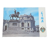 Cartão Postal Antigo Monumento Lima Peru