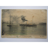 Cartão Postal Antigo Navio Embarcação C48