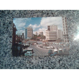 Cartão Postal Antigo Porto Alegre Com Praça Mostrando Dkw