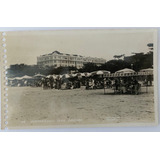 Cartão Postal Antigo Santos Praia Gonzaga São Paulo