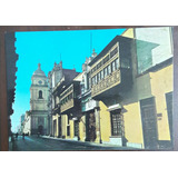 Cartão Postal Antigo Varandas Coloniais Peru