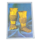 Cartão Postal Antigo Vasos De Ouro E Prata Museu Peru