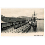 Cartao Postal Docas Santos V Vista Do Porto Anos 1900