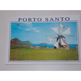 Cartão Postal Não Circulado Porto Santo Moinho De Vento