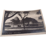 Cartão Postal Pão De Açucar 1939 Rio De Janeiro Muro Da Urca