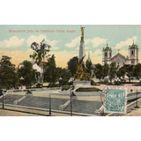 Cartão Postal Porto Alegre rs Praça Da Matriz monumento