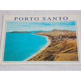 Cartão Postal Porto Santo Ilha Da Madeira Praia E Pier