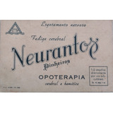 Cartão Postal Propaganda De Farmacia Antiga Neurantox 1942