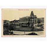 Cartao Postal Tipografico Guaruja Sp Hotel