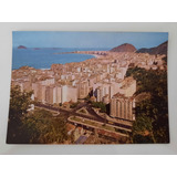 Cartão Postal Vista Parcial Copacabana Rio De Janeiro 1080