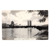 Cartao Postal Vista Parcial Rio Capibaribe Recife Anos 50