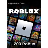 Cartão Presente 200 Robux Código Digital envio Imediato 