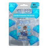 Cartão Presente 310 Diamantes Gift Card Free Fire Br