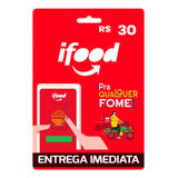 Cartão Presente Gift Card Ifood Giftcard