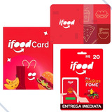 Cartão Presente Gift Card Ifood R  20 Entrega Imediata Digit