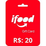 Cartão Presente Gift Card Ifood R