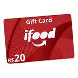 Cartão Presente Gift Card Ifood R 20