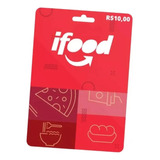 Cartão Presente Ifood Giftcard 10 Reais