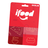 Cartão Presente Ifood R 20 Reais Gift Card digital