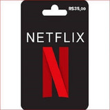 Cartão Presente Pré pago Netflix R 35 Gift Cards