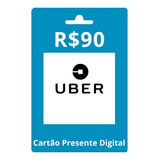 Cartão Presente Pré pago Uber R