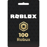 Cartão Presente Roblox 100 Robux
