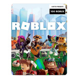 Cartão Presente Roblox 100 Robux