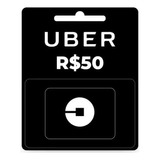 Cartão Presente Uber R 50 Reais Pré Pago Gift Card Digital