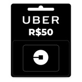 Cartão Presente Uber R 50 Reais