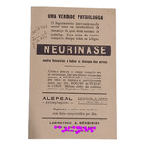 Cartão Religioso Propaganda Farmácia Antiga Neurinase 1928