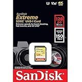 Cartão SanDisk 128GB Extreme SDXC UHS